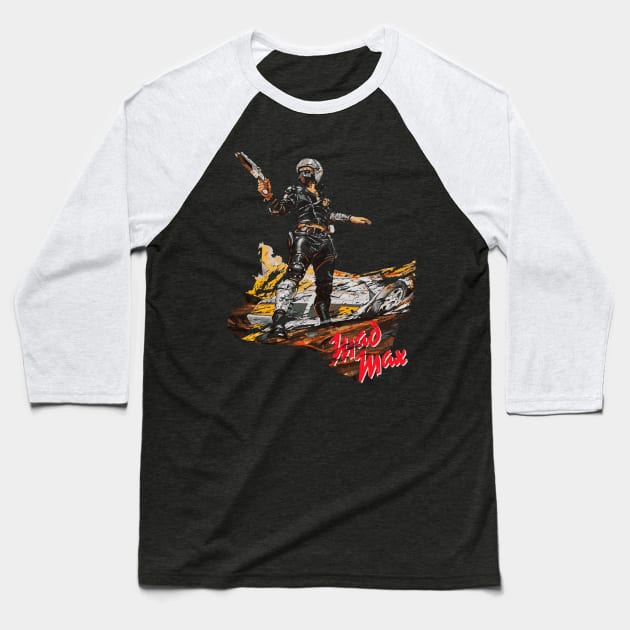 Mad Max Baseball T-Shirt by Alexventura